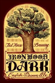 Tied House Ironwood Dark Brown Ale beer Label Full Size