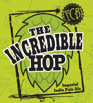 Fort Collins The Incredible Hop: Imperial IPA beer Label Full Size