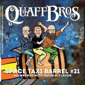 Quaff Bros. Space Taxi beer Label Full Size
