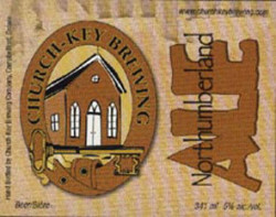 Church Key - Northumberland Ale beer Label Full Size