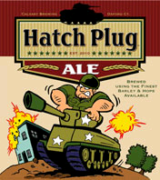 Cavalry Hatch Plug beer Label Full Size