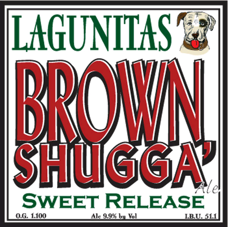 Lagunitas Brown Shugga 2007 beer Label Full Size
