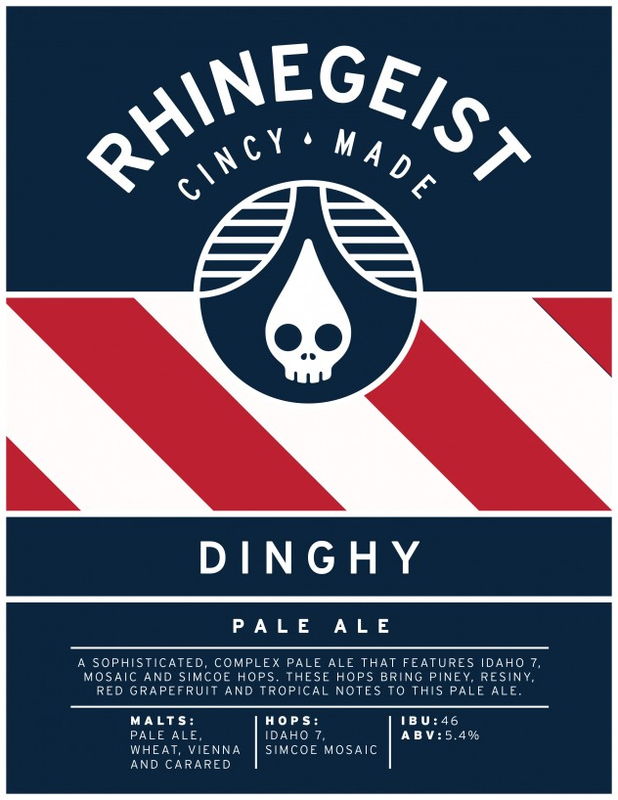 Rhinegeist Dinghy beer Label Full Size