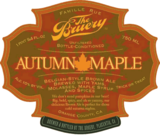 Bruery 100% Barrel Aged Autumn Maple beer