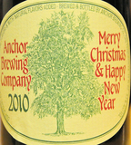 Anchor Merry Chrstmas Happy New Year 2010 beer