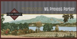 Craig Street Mt. Prevost Porter beer Label Full Size