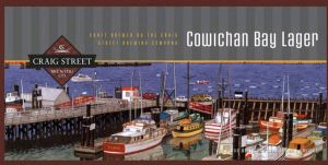 Craig Street Cowichan Bay Lager beer Label Full Size