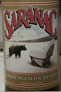 F.X. Matt Saranac Bohemian Pilsener beer Label Full Size