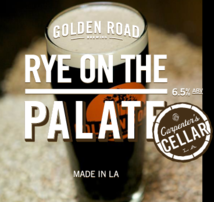 Golden Road Rye on the Palate beer Label Full Size