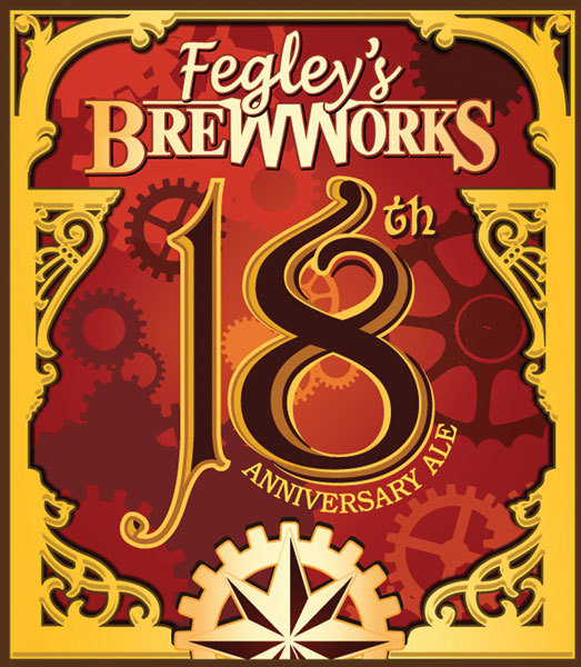 Fegley's 18th Anniversary Ale beer Label Full Size