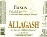 Allagash Fluxus 2007 beer