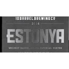 10 Barrel Estonya beer Label Full Size