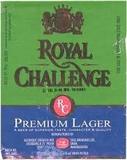 Shaw Wallace Royal Challenge Premium Lager beer