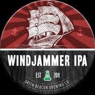 Green Beacon Windjammer IPA beer Label Full Size