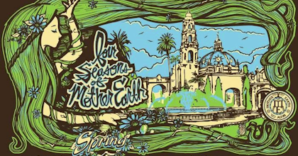 Mother Earth (CA) Four Seasons Spring Barleywine beer Label Full Size