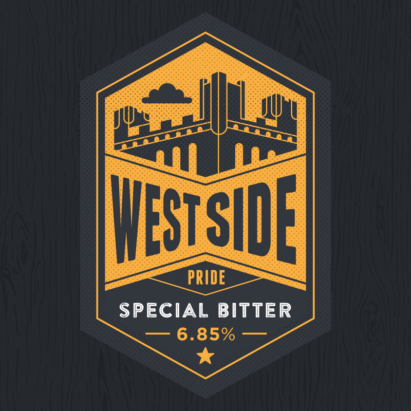 Long Live West Side Pride beer Label Full Size
