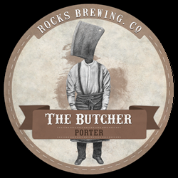 Rocks Butcher Porter beer Label Full Size