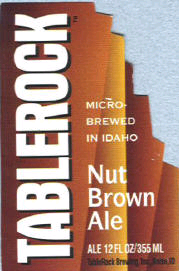 TableRock Nut Brown Ale beer Label Full Size