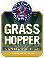 Westerham Grasshopper beer Label Full Size
