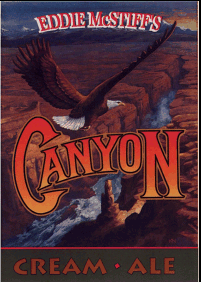 Eddie McStiff's Canyon Cream Ale beer Label Full Size