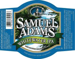 Sam Adams Whitewater IPA beer Label Full Size