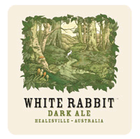 White Rabbit Dark Ale beer Label Full Size