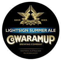 Cowaramup Lightsign Summer Ale beer Label Full Size