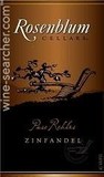 Rosenblum Zinfandel wine