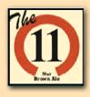Fresh Beer The Eleven Brown Ale beer Label Full Size