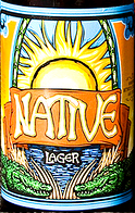 The Native Lager beer Label Full Size