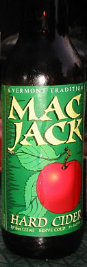 Mac Jack Vermont Hard Cider beer Label Full Size