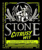 Stone Citrusy Wit beer