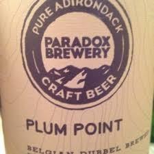 Paradox Plum Point Belgian Dubbel beer Label Full Size