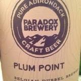 Paradox Plum Point Belgian Dubbel beer