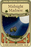 NoDa Midnight Madness beer Label Full Size