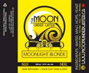 Moon Under Water Moonlight Blonde beer Label Full Size