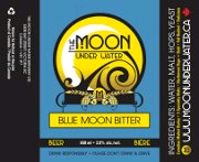 Moon Under Water Blue Moon Bitter beer Label Full Size
