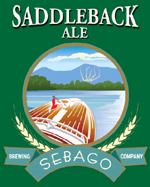 Sebago Saddleback Ale beer Label Full Size