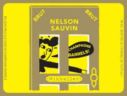 Mikkeller Nelson Sauvin Brut BA Chardonnay beer Label Full Size
