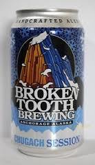 Broken Tooth Chugach beer Label Full Size