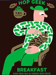 Mikkeller Hop Geek Breakfast beer Label Full Size