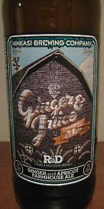 Ninkasi Ginger & Juice beer Label Full Size