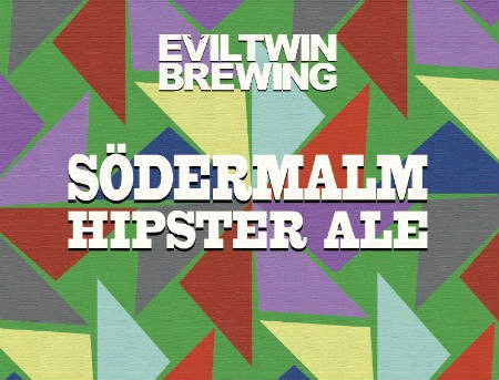 Evil Twin Sodermalm Hipster beer Label Full Size