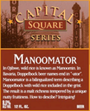 Capital Manoomator Wild Rice Doppelbock beer