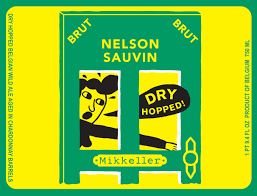 Mikkeller Nelson Sauvin Brut Dry Hopped! beer Label Full Size