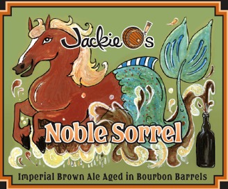 Jackie O's Noble Sorrel beer Label Full Size