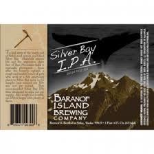 Baranof Island Silver Bay beer Label Full Size