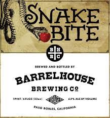 BarrelHouse Snakebite beer Label Full Size