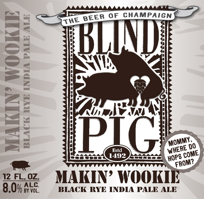 Blind Pig Makin' Wookie beer Label Full Size