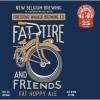 New Belgium + Firestone Walker Fat Tire and Friends: Fat Hoppy Ale beer Label Full Size